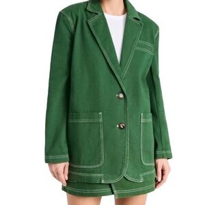 Blank NYC Big Sping Green Women's Blazer